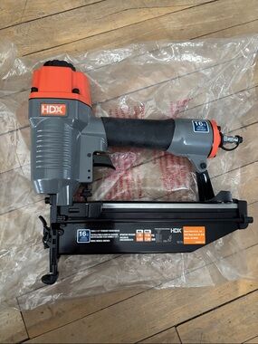 New HDX 16-Gauge straight Nailer in Black and Orange